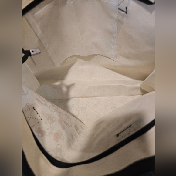 Hello Kitty Black, Red, and White Canvas Tote Bag - Picture 6 of 8